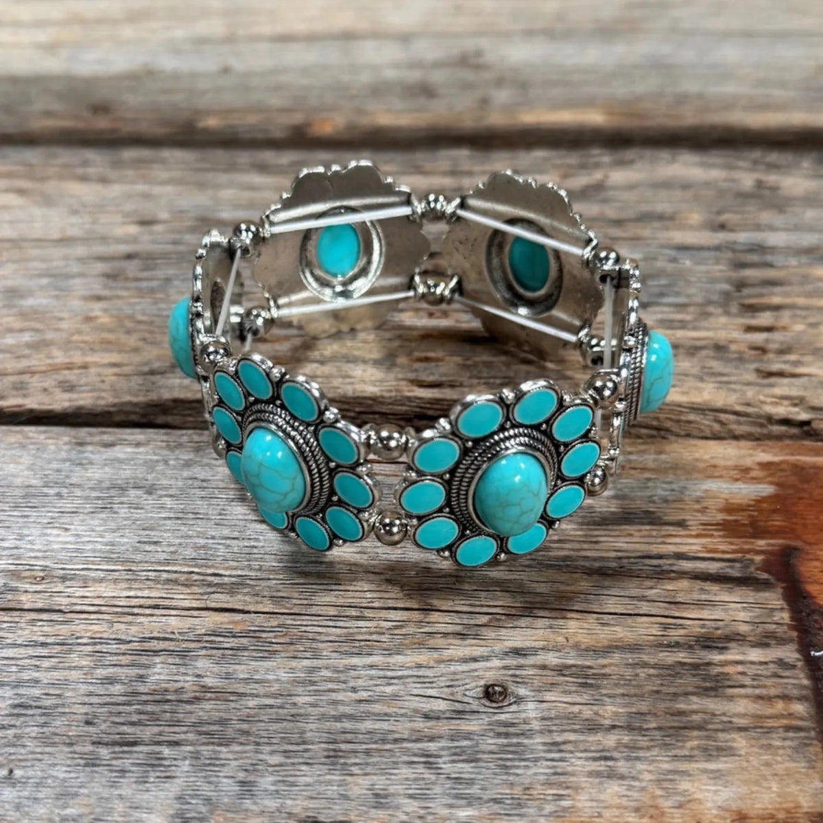 Gympie Saddleworld & Country Clothing Jewellery Oval Bracelet with Turquoise