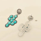 Gympie Saddleworld & Country Clothing Jewellery Western Style Earrings Turquoise Cactus