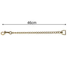 Gympie Saddleworld & Country Clothing Lead Ropes 46cm / Brass Heavy Duty Lead Chain