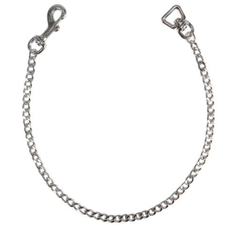 Gympie Saddleworld & Country Clothing Lead Ropes 46cm Fine Lead Chain Chrome Plated