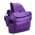 Gympie Saddleworld & Country Clothing Saddle Accessories Purple Showman Saddlebag Insulated with Water Bottle