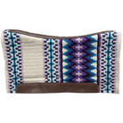 Gympie Saddleworld & Country Clothing Saddle Pads Western 32x34in / Purple/Turquoise Premium Woven Saddle Pad Wool