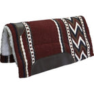 Gympie Saddleworld & Country Clothing Saddle Pads Western Maroon Western Saddlepadwith Fleece THS