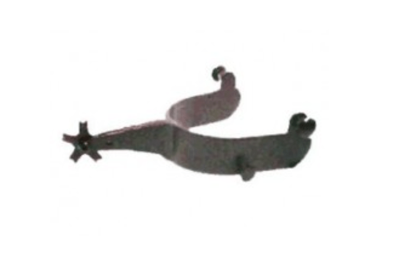 Gympie Saddleworld & Country Clothing Spurs Black Rodeo Spur