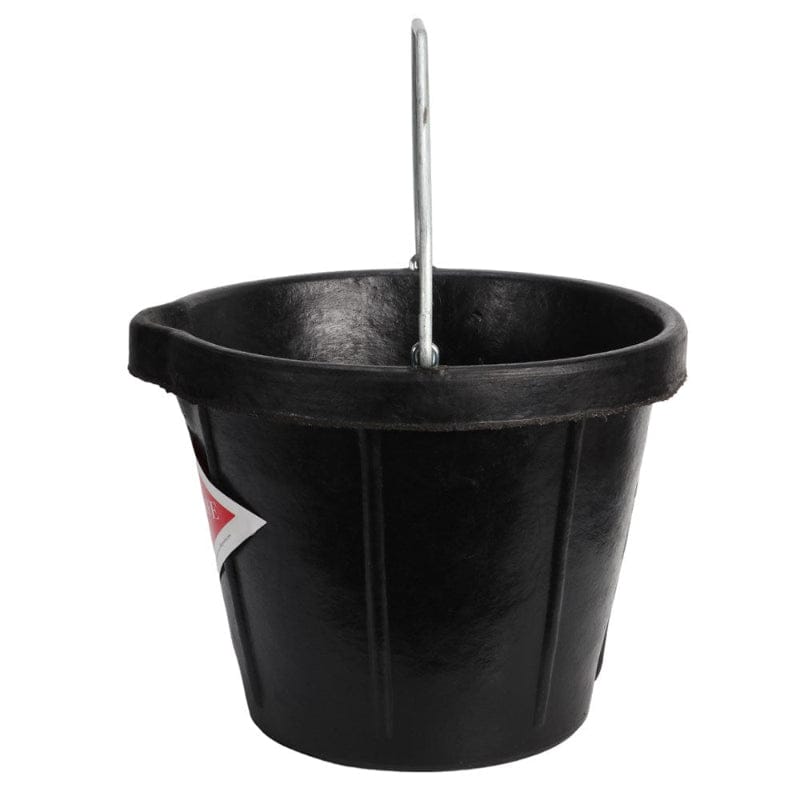 Gympie Saddleworld & Country Clothing Stable - Tack Room Accessories 17L Stock Safe Rubber Bucket with Pour Lip