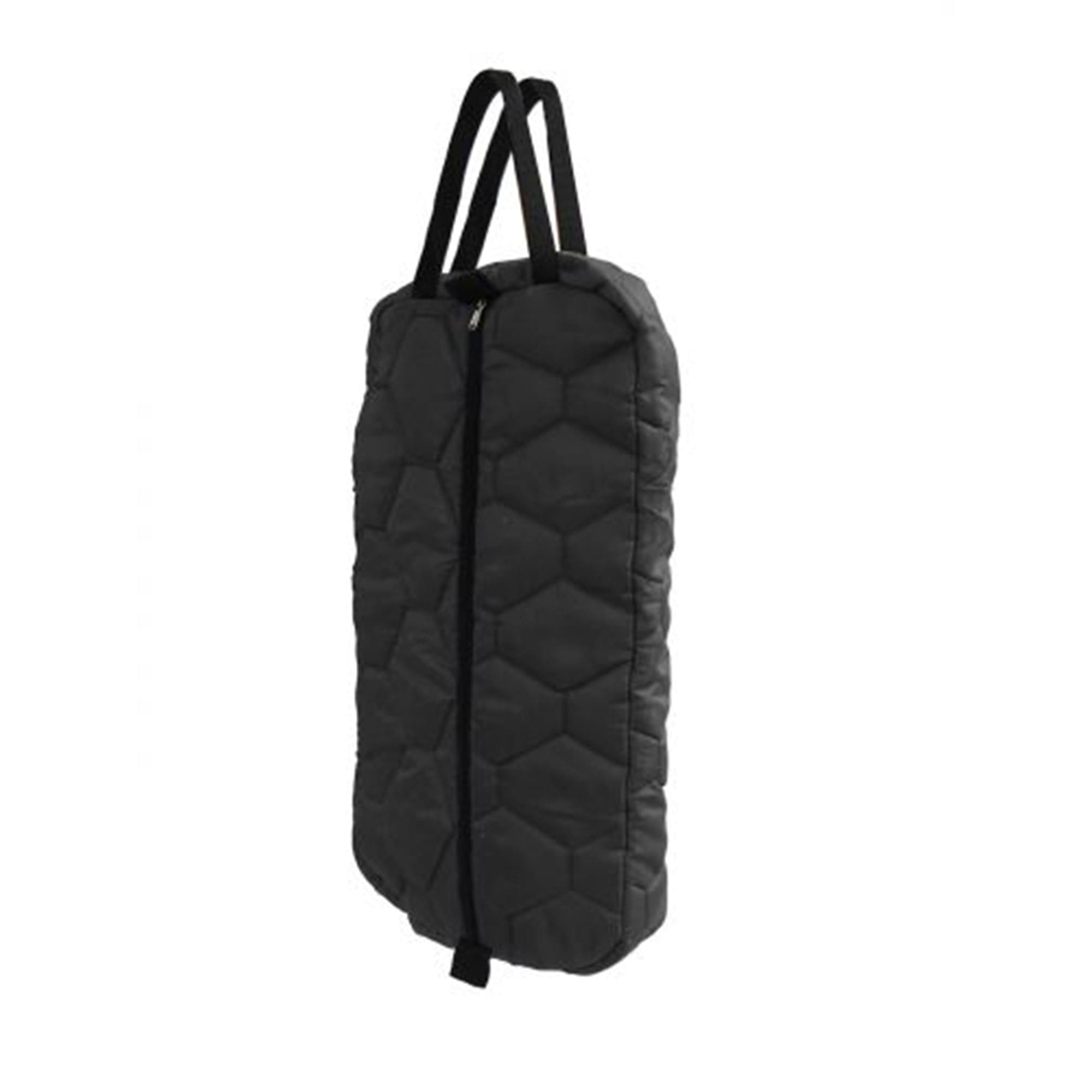 Gympie Saddleworld & Country Clothing Stable - Tack Room Accessories Black Bridle Bag Quilted Nylon with Front Zipper