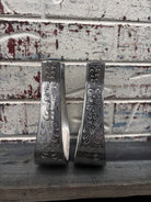 Gympie Saddleworld & Country Clothing Stirrups Barrel Racer Engraved Oxbow