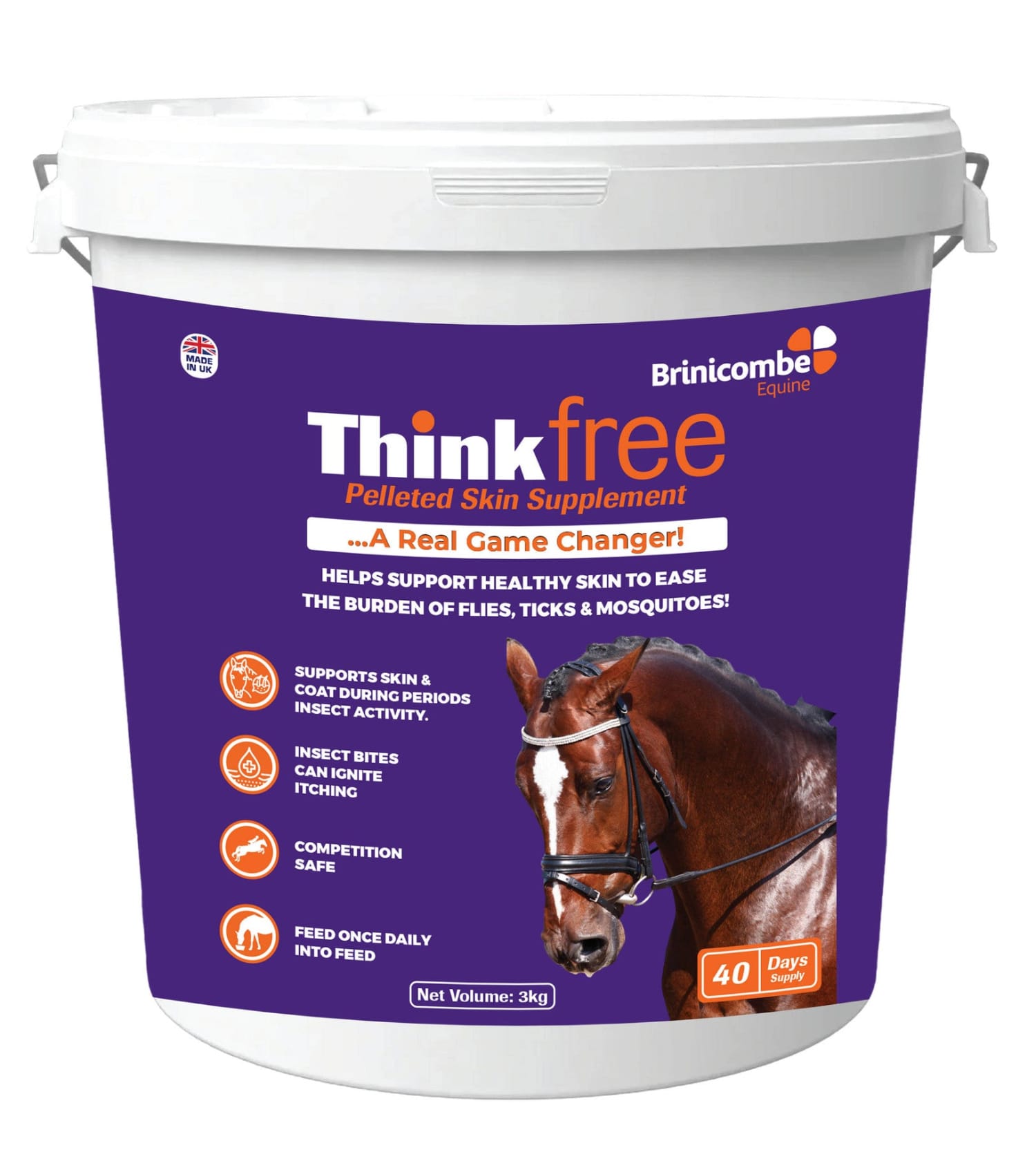 Gympie Saddleworld & Country Clothing Vet - Feed 3kg Think Free Pellet
