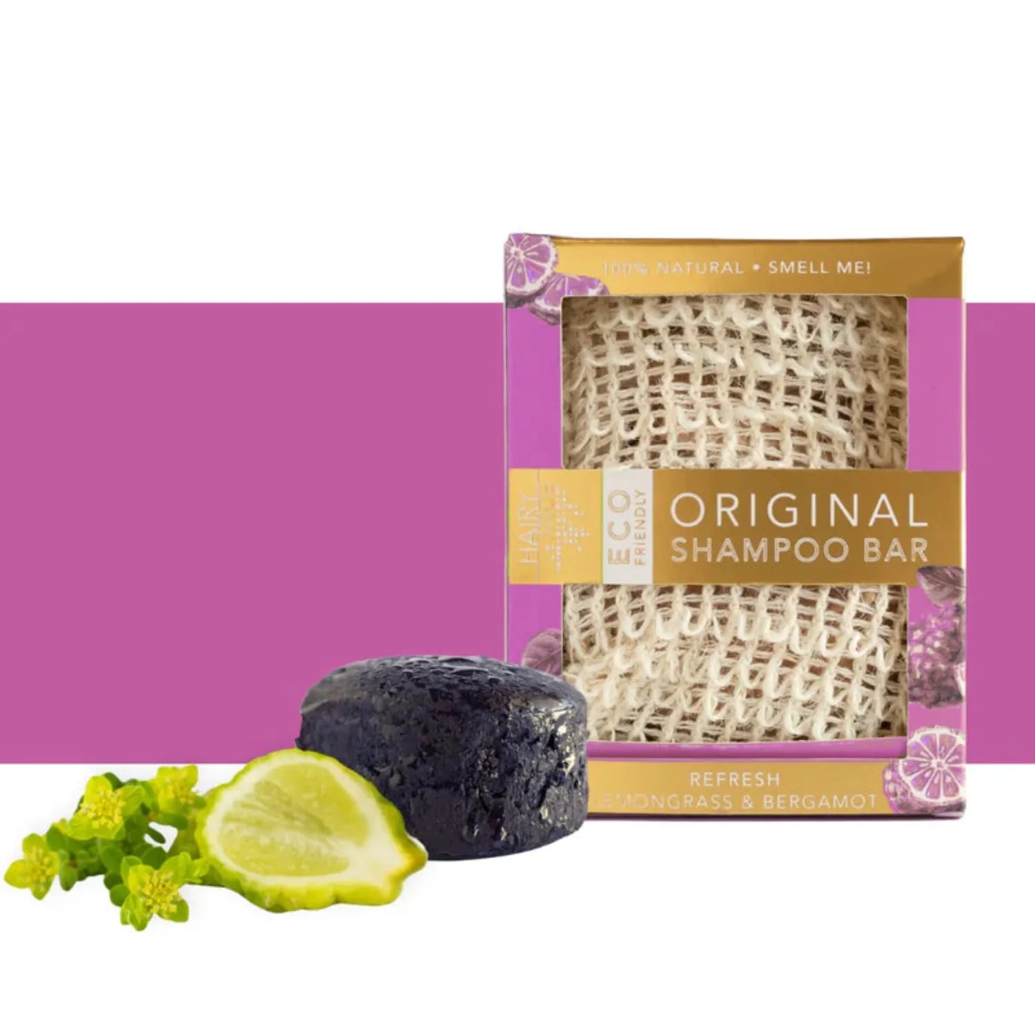 Gympie Saddleworld & Country Clothing Vet - Feed Hairy Pony Shampoo Bar Purple Toner Lemongrass & Bergamot