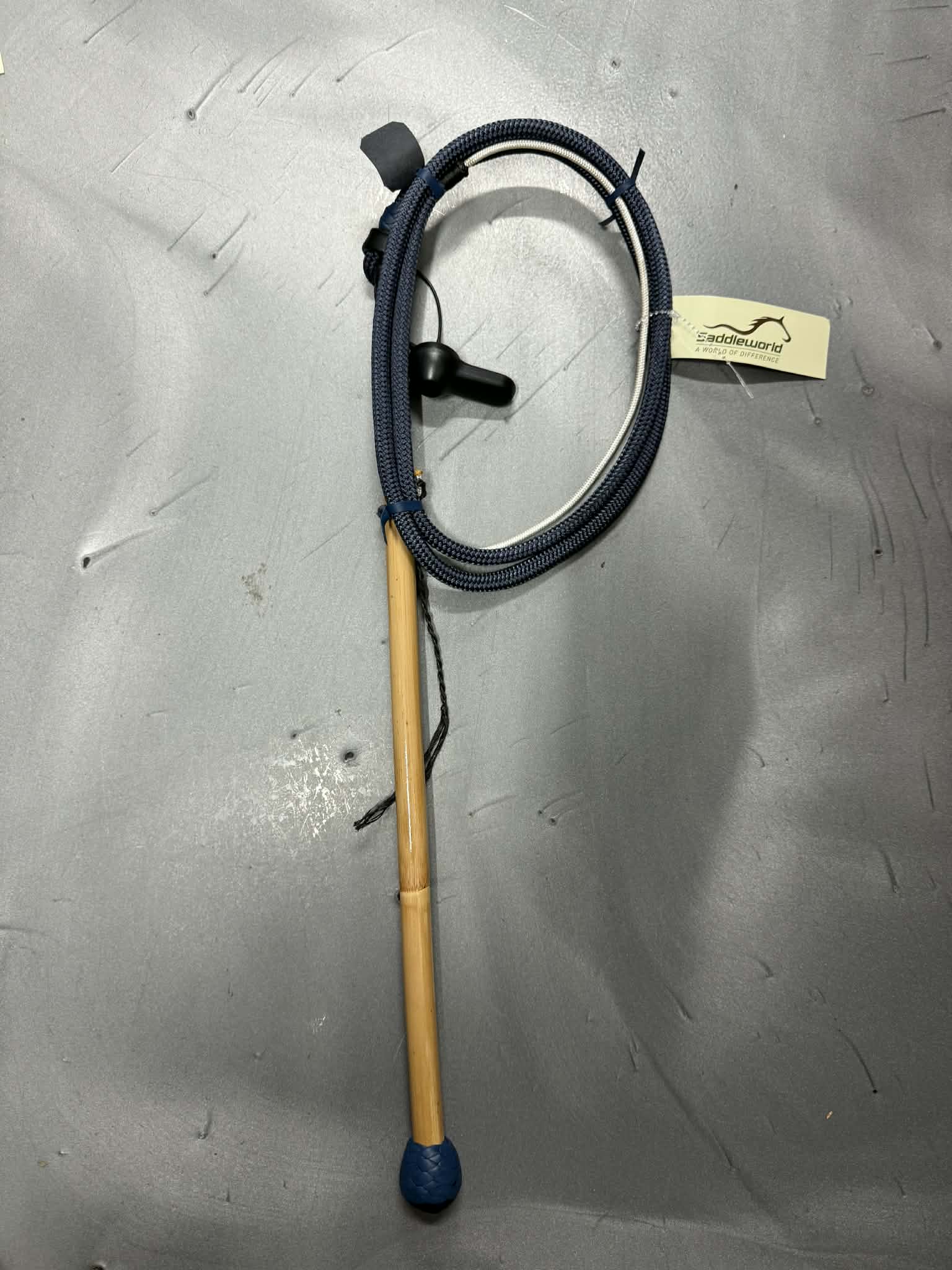Gympie Saddleworld & Country Clothing Whips 4ft6 / Blue Handmade Stock Whip Synthetic