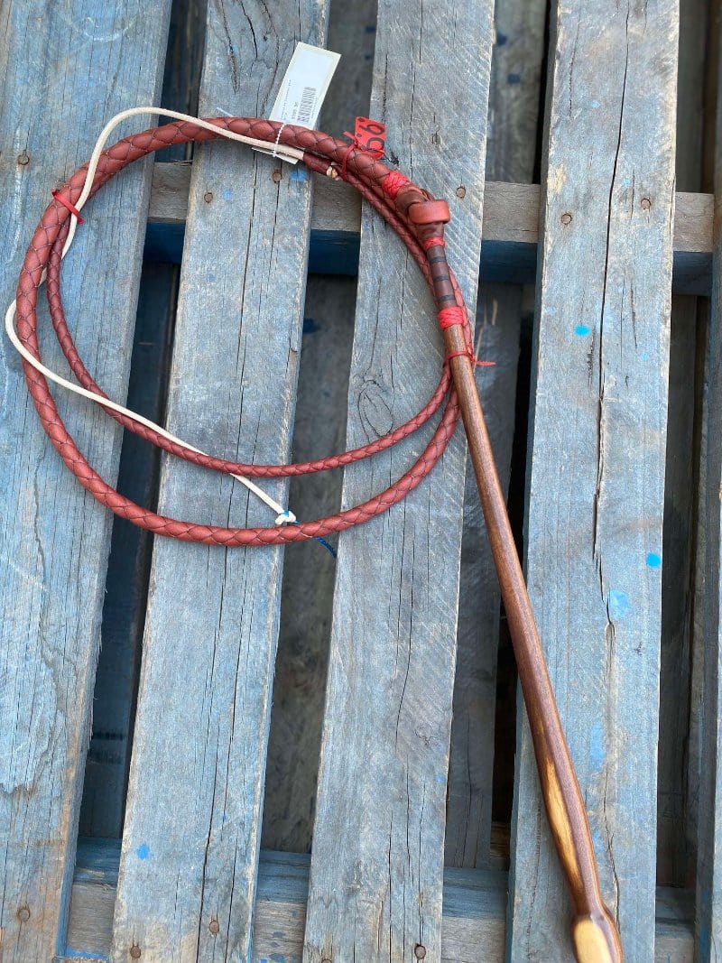 Gympie Saddleworld & Country Clothing Whips 6ft6 Handcrafted Stockwhip 6ft6