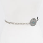 Gympie Saddleworld & Country Clothing Womens Belts Western Chain Belt Turquoise Stones