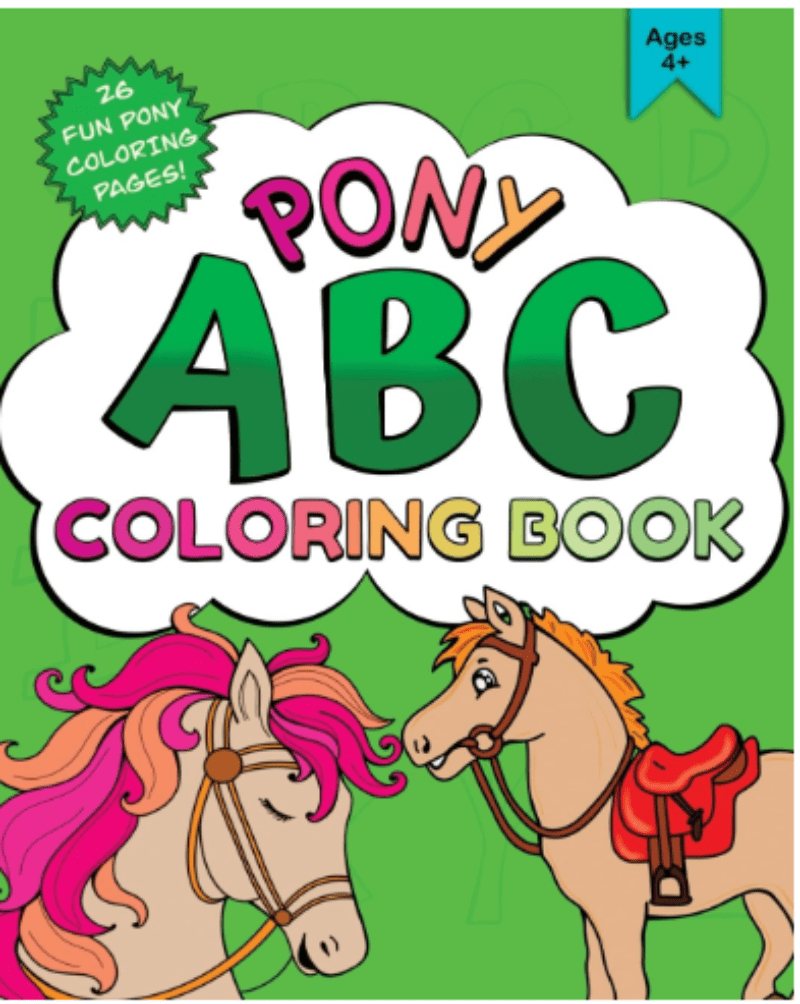 Gympie Saddleworld Gifts & Homewares Pony ABC Colouring Book