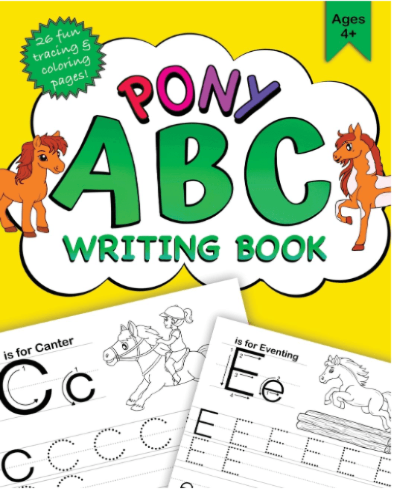 Gympie Saddleworld Gifts & Homewares Pony ABC Writing Book