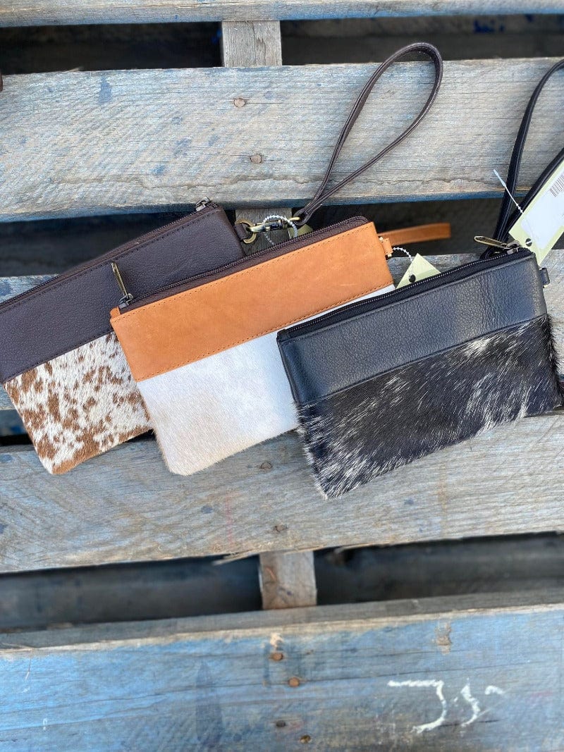 Gympie Saddleworld Handbags & Wallets Cowhide Handy Clutch (WALES)