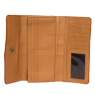 Gympie Saddleworld Handbags - Wallets Trifold Wallet Cowhide Hand Painted Tooling