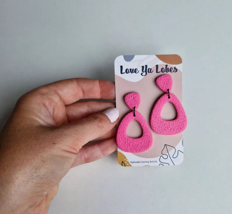 Gympie Saddleworld Jewellery Candy Pink Earrings Jasmine Dangles