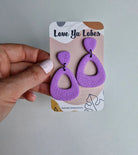 Gympie Saddleworld Jewellery Lilac Earrings Jasmine Dangles