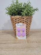 Gympie Saddleworld Jewellery Lilac Earrings Peta Dangles