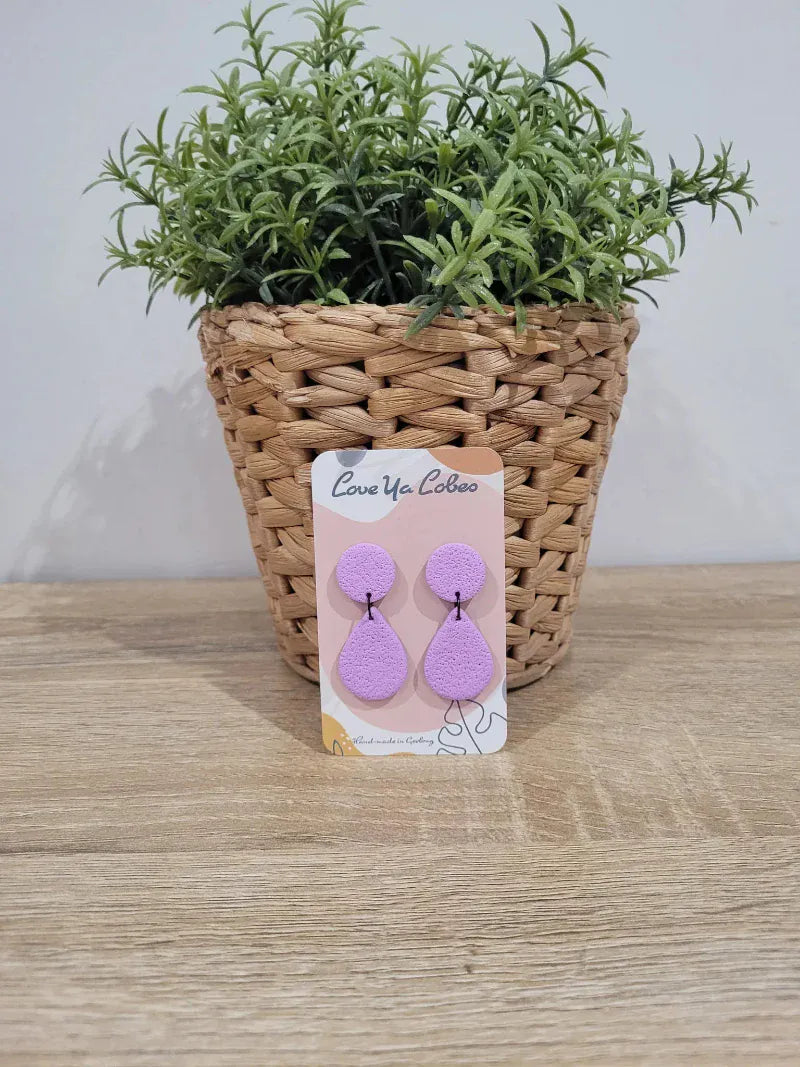 Gympie Saddleworld Jewellery Lilac Earrings Peta Dangles