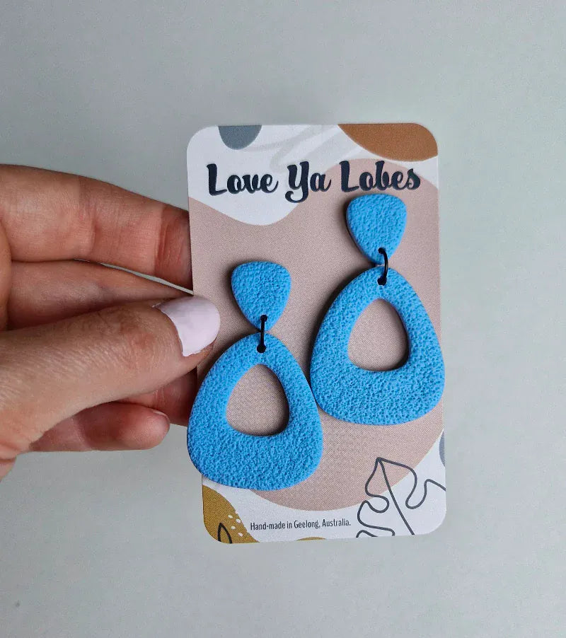 Gympie Saddleworld Jewellery Sky Blue Earrings Jasmine Dangles