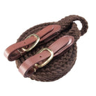 Gympie Saddleworld Reins Brown COTTONFIELDS ROPING REIN (WES3080)