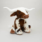 Gympie Saddleworld Toys 30cm / Brown/Cream Plush Toy Texas Longhorn Highland Cow
