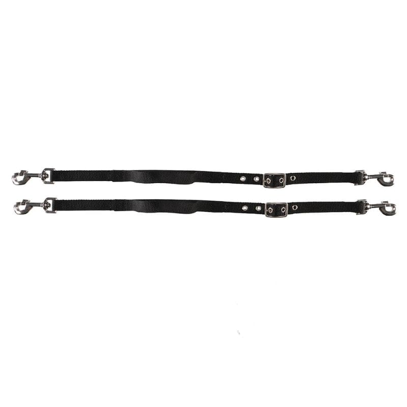 Gympie Saddleworld Training Equipment Shetland / Black Nylon Side Reins Pony Size