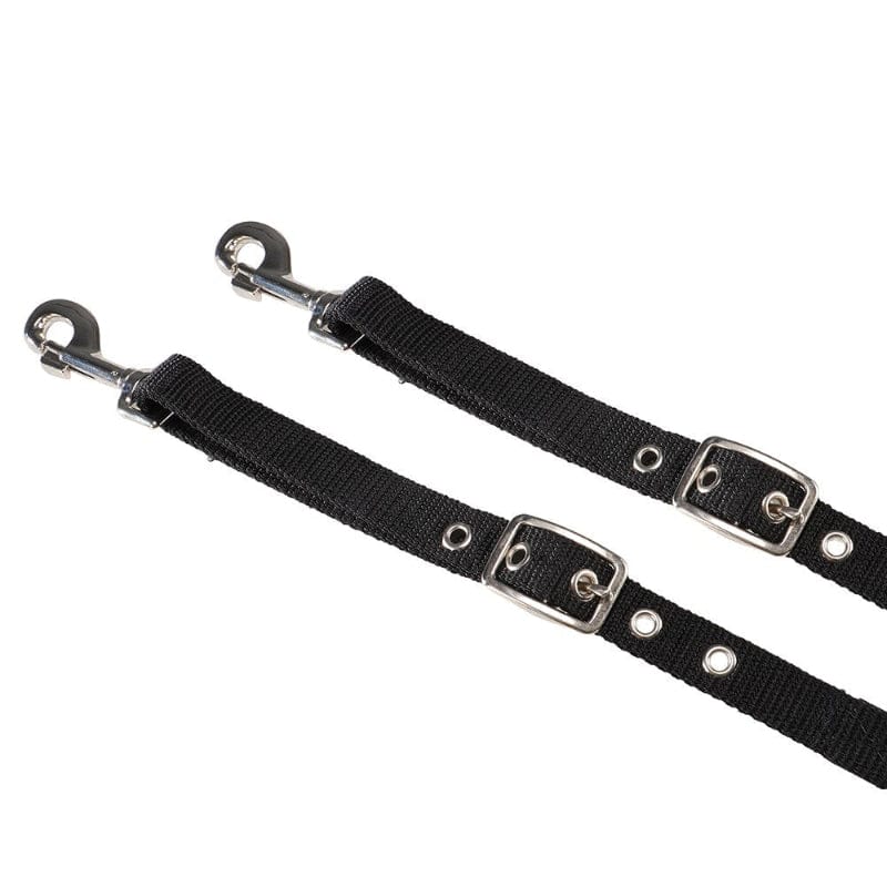 Gympie Saddleworld Training Equipment Shetland / Black Nylon Side Reins Pony Size