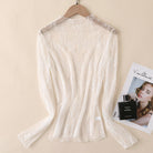 Gympie Saddleworld Womens Shirts S / White Lace Mesh Top Womens Missy