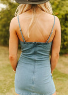 Gympie Saddleworld Womens Shorts- Skirts - Dresses Denim Dress Womens Front Buckle
