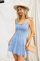 Gympie Saddleworld Womens Shorts- Skirts - Dresses S / Blue Denim Dress Womens Mini