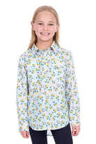 Hard Slog Kids Shirts 06 / Light Blue Hard Slog Shirt Girls Suzie Half Button
