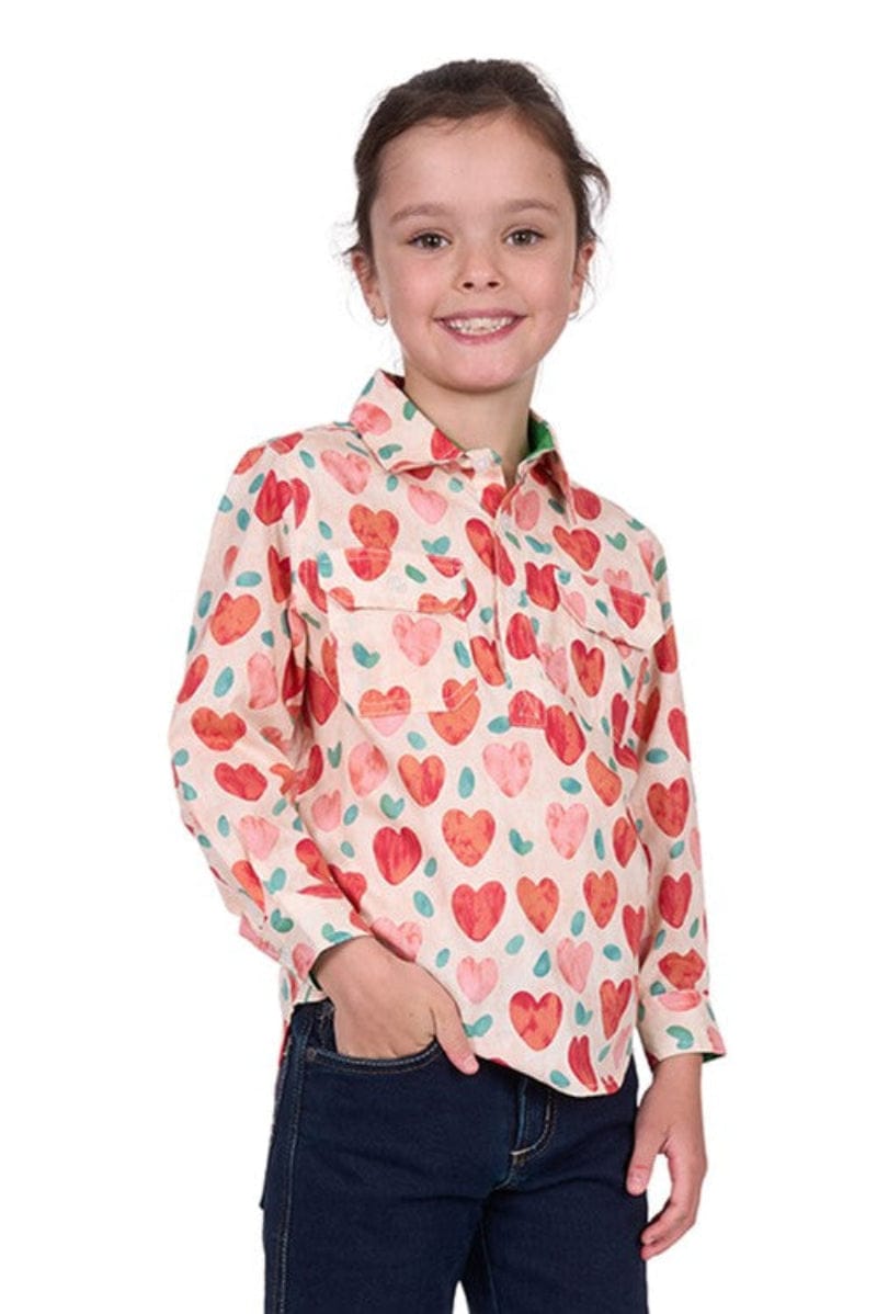 Hard Slog Kids Shirts 06 / Multi Hard Slog Shirt Kids Mira 1/2 Button