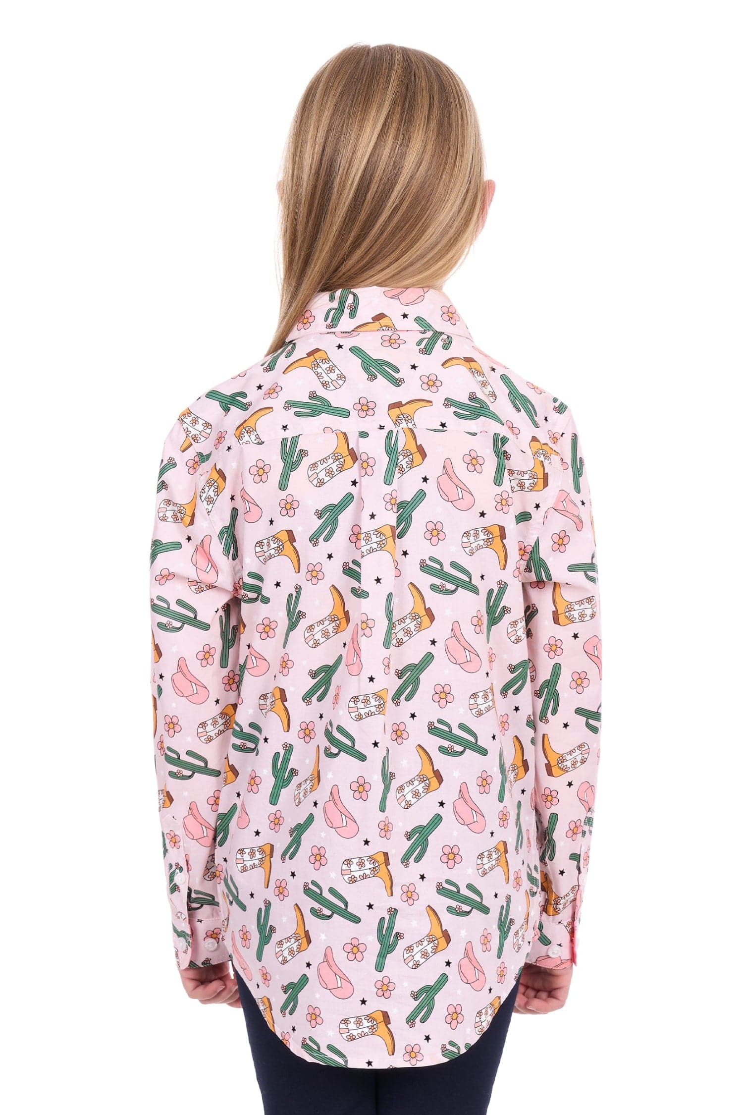 Hard Slog Kids Shirts Hard Slog Shirt Girls Cleo Half-Button