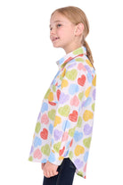 Hard Slog Kids Shirts Hard Slog Shirt Girls Polly 1/2 Button