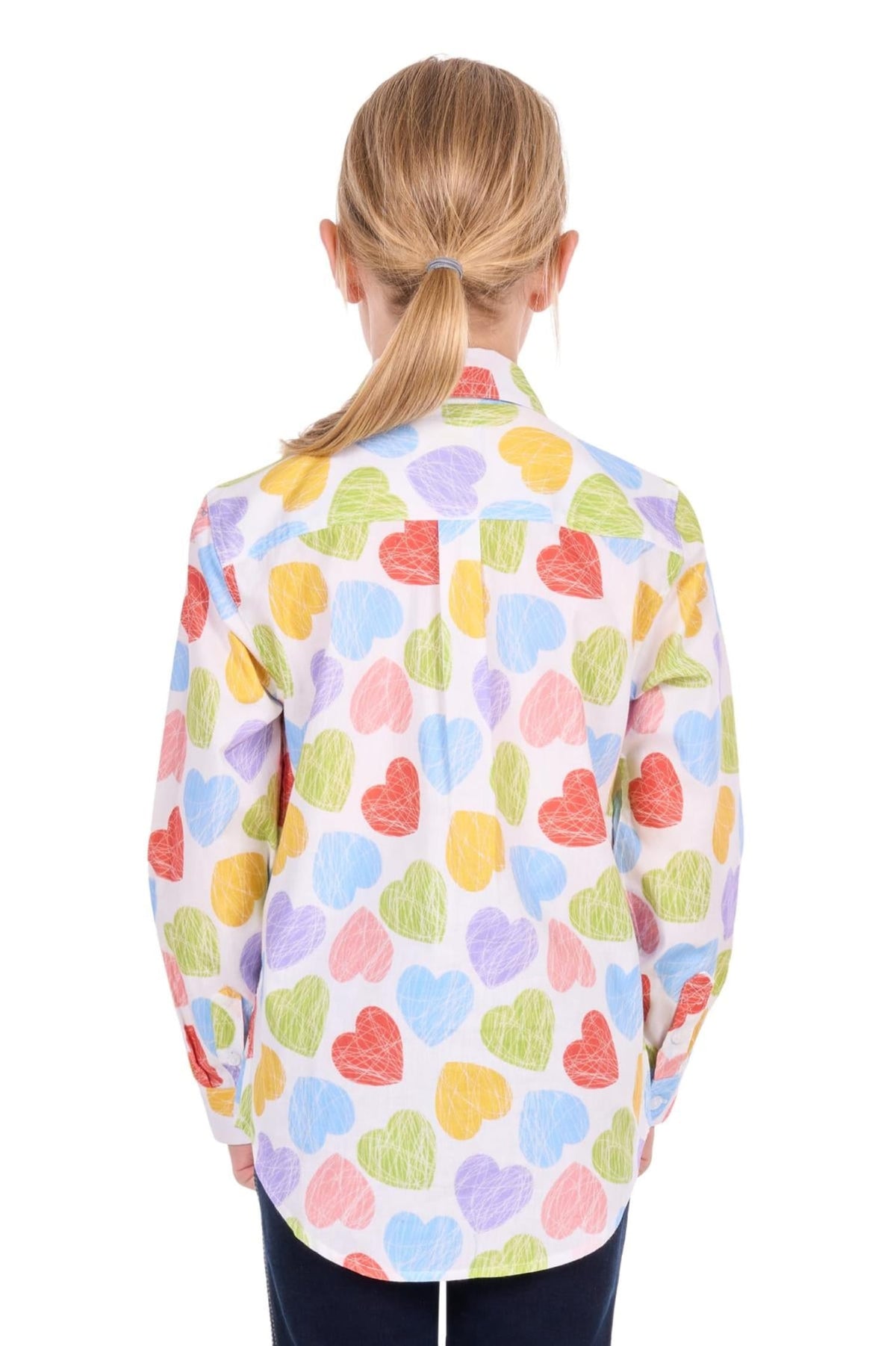 Hard Slog Kids Shirts Hard Slog Shirt Girls Polly 1/2 Button