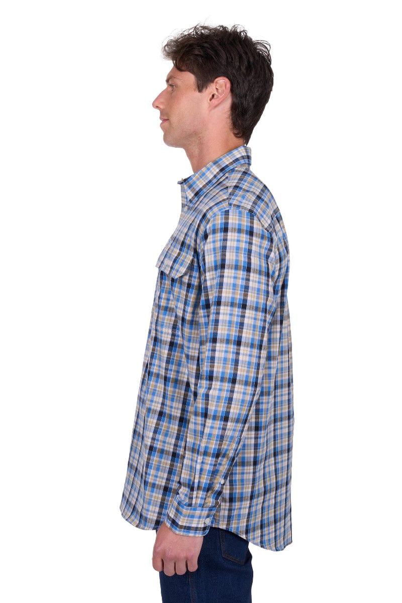 Hard Slog Mens Shirts Hard Slog Shirt Mens Gibson 1/2 Button