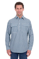 Hard Slog Mens Shirts M / Teal Hard Slog Shirt Mens River Half Button