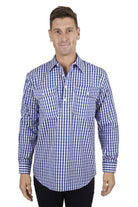 Hard Slog Mens Shirts S / Blue/White Hard Slog Shirt Mens Denny