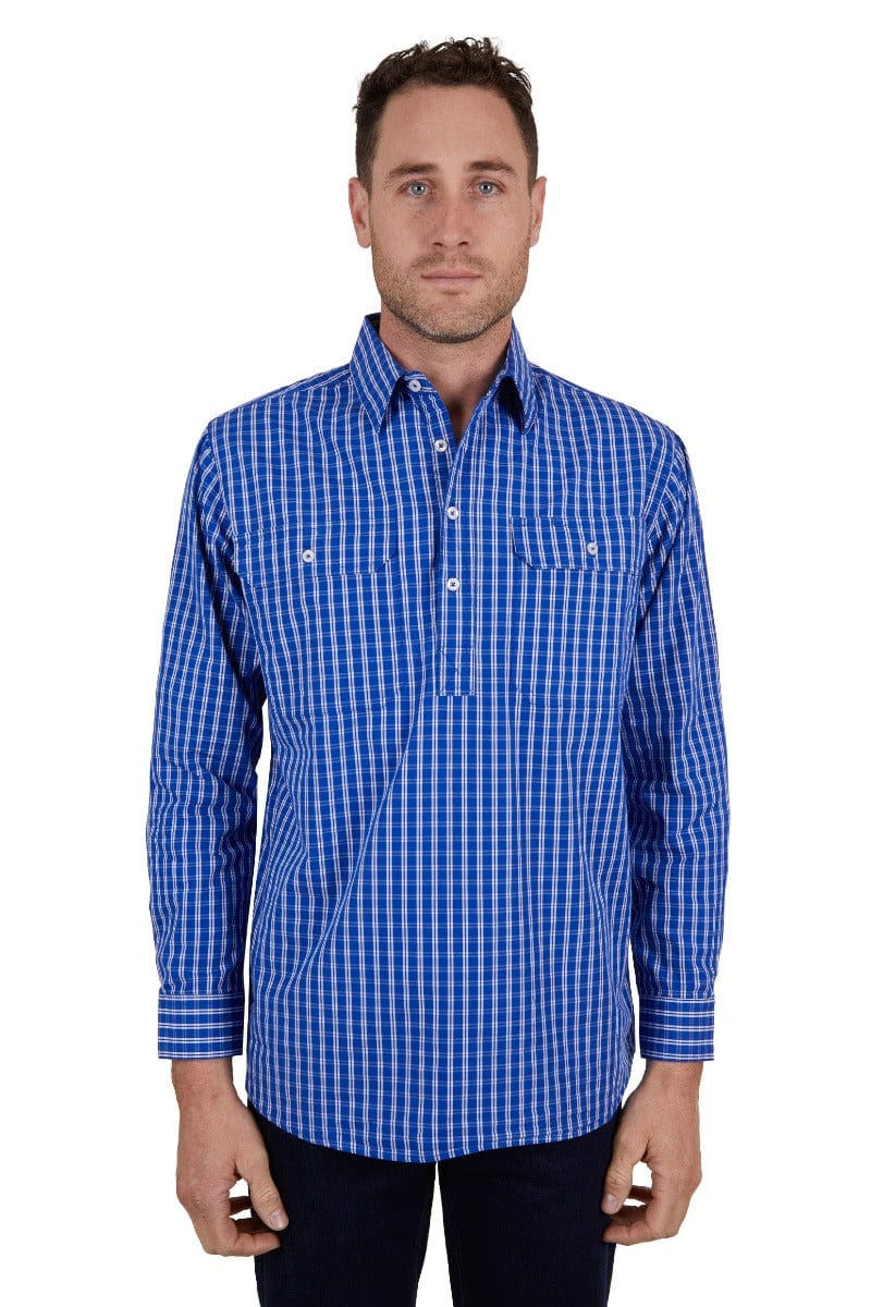 Hard Slog Mens Shirts Hard Slog Shirt Mens Tad Half Button