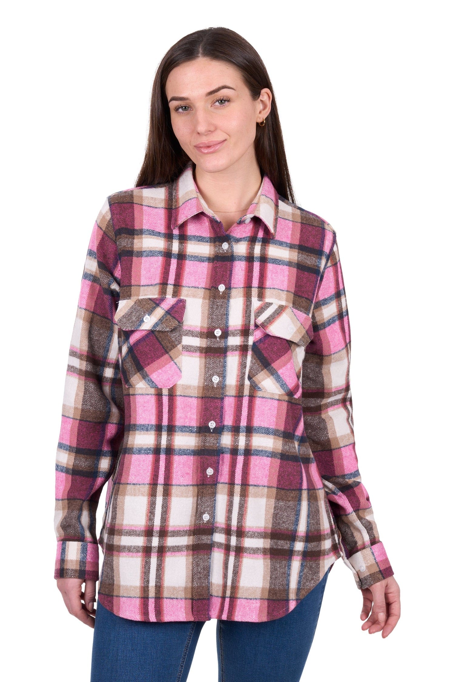Hard Slog Womens Shirts 08 / Pink/Tan Hard Slog Shirt Womens Ori Thermal