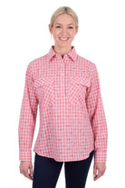 Hard Slog Womens Shirts 10 / Rose Pink Hard Slog Shirt Womens Raquel Half Button