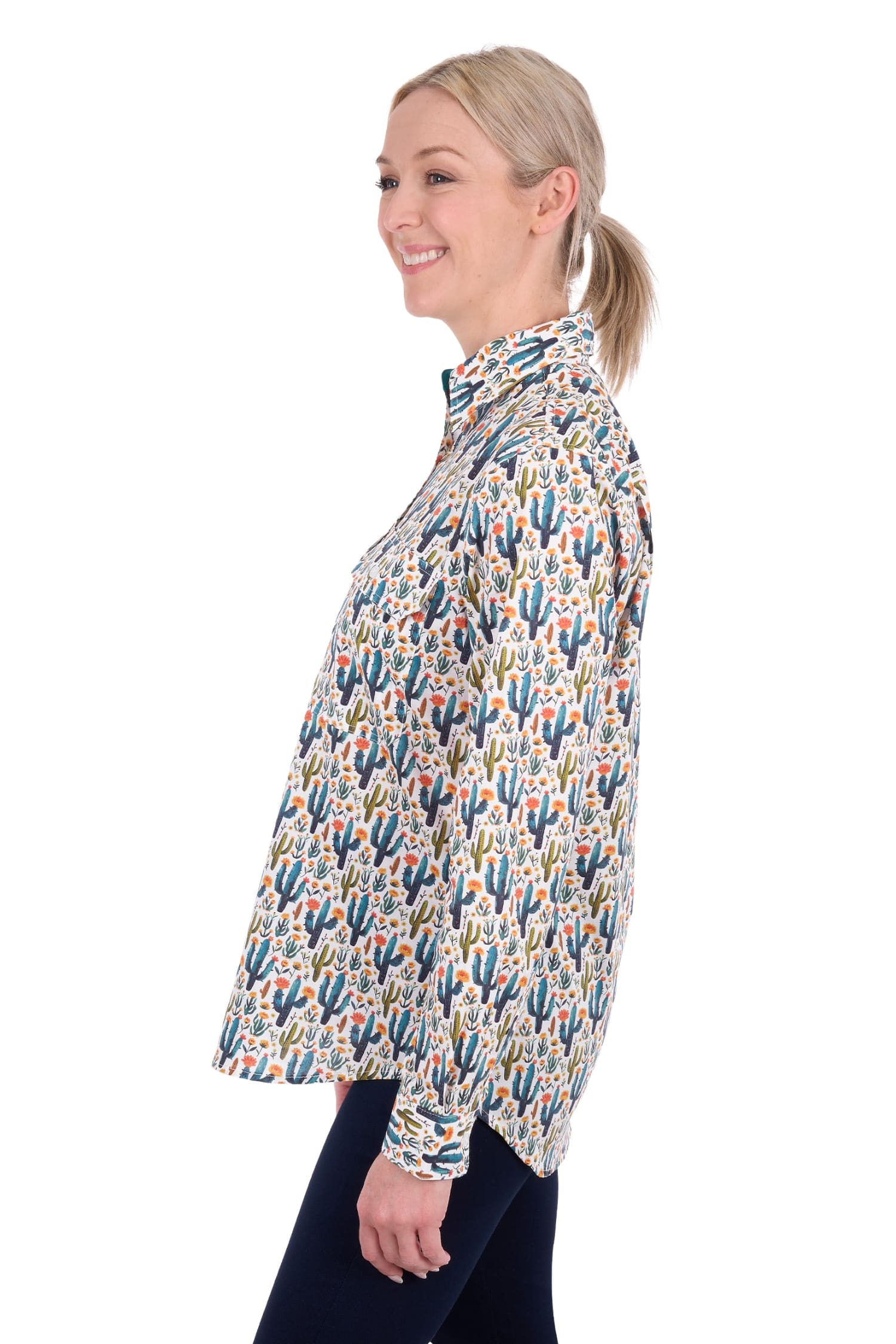Hard Slog Womens Shirts Hard Slog Shirt Womens Alba Half Button