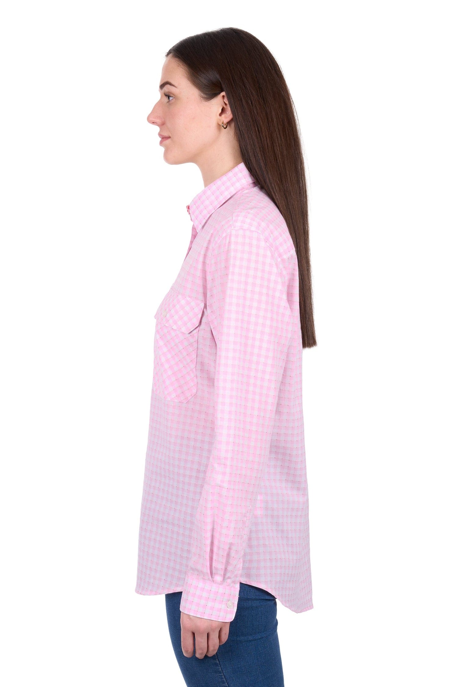 Hard Slog Womens Shirts Hard Slog Shirt Womens Clara Half-Button