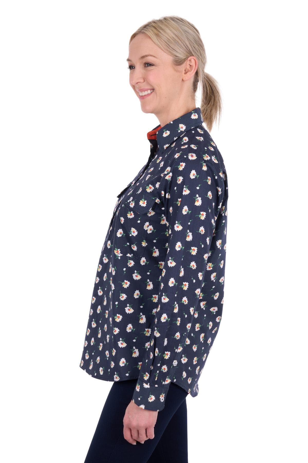 Hard Slog Womens Shirts Hard Slog Shirt Womens Joanna Half Button