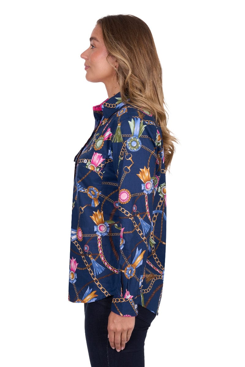 Hard Slog Womens Shirts Hard Slog Shirt Womens Jolie Full Button