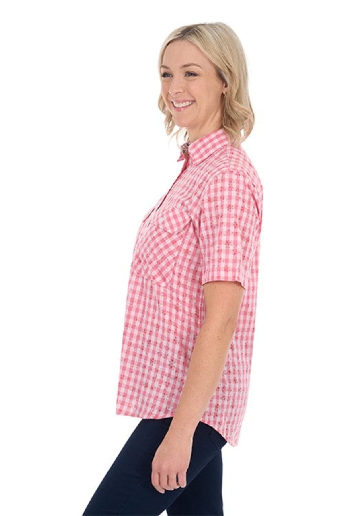 Hard Slog Womens Shirts Hard Slog Shirt Womens Raquel Half Button