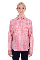 Hard Slog Womens Shirts Hard Slog Shirt Womens Raquel Half Button