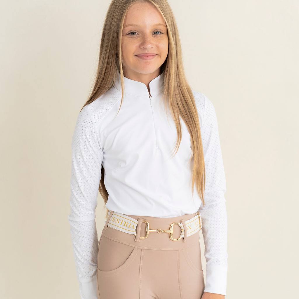 HH Equestrian Kids Jodhpurs - Breeches 6 / Beige HH Equestrian Kids Tights